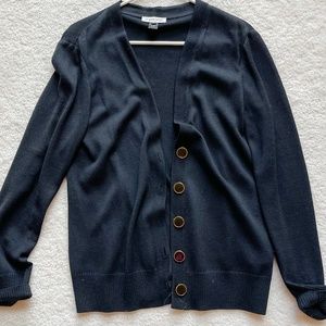 St. John Sport Black Cardigan